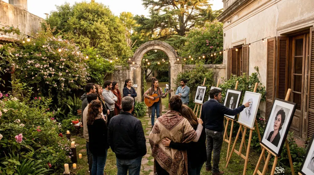 Vigilia artística en Ituzaingó: encuentro en Casa Parque