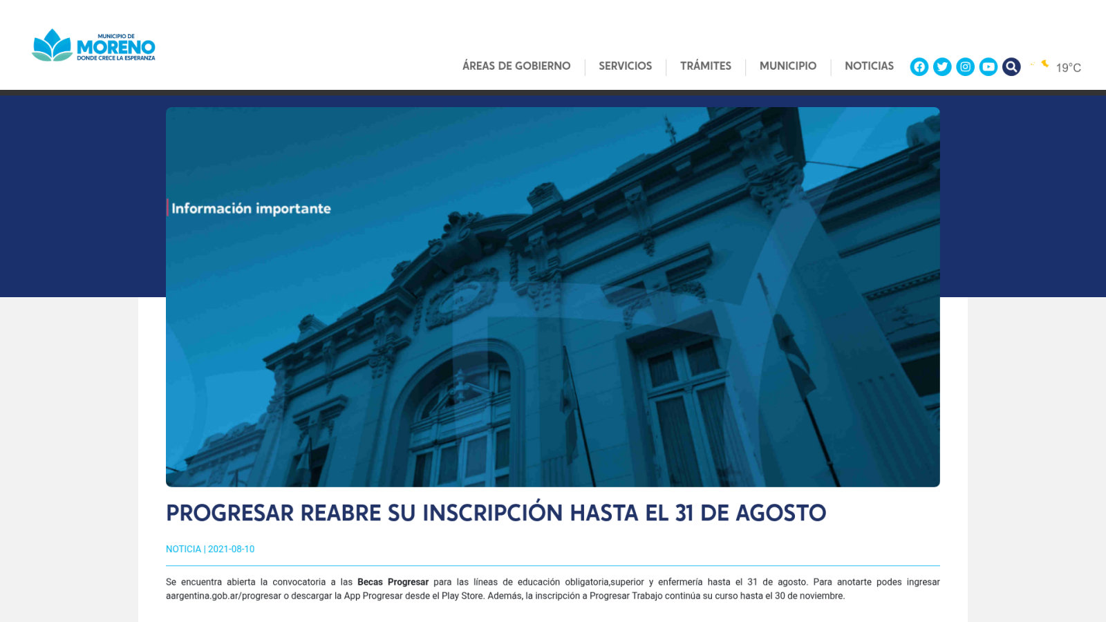 Inscripción 2026: Procedimiento para acceder a cursos gratis en Moreno