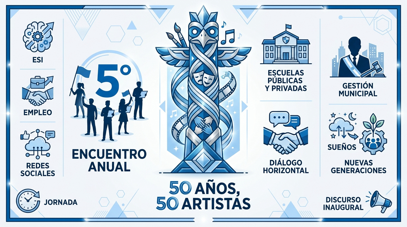 Estudiantes de Ituzaingó participando en el 5to encuentro anual de centros de estudiantes