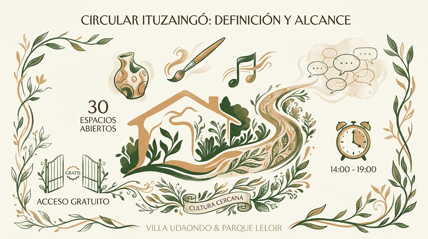 Artistas locales en el evento Circular Ituzaingó