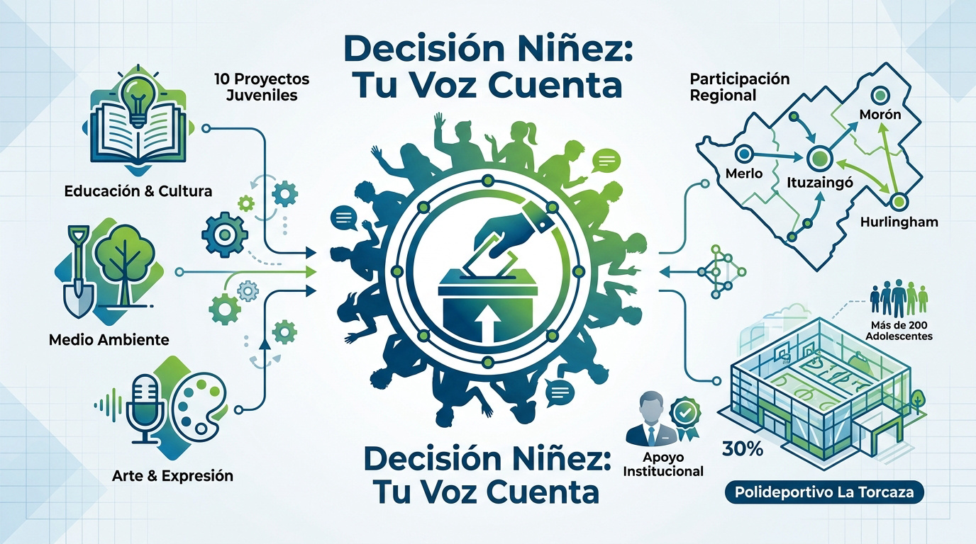 Jóvenes en la Asamblea de Decisión Niñez