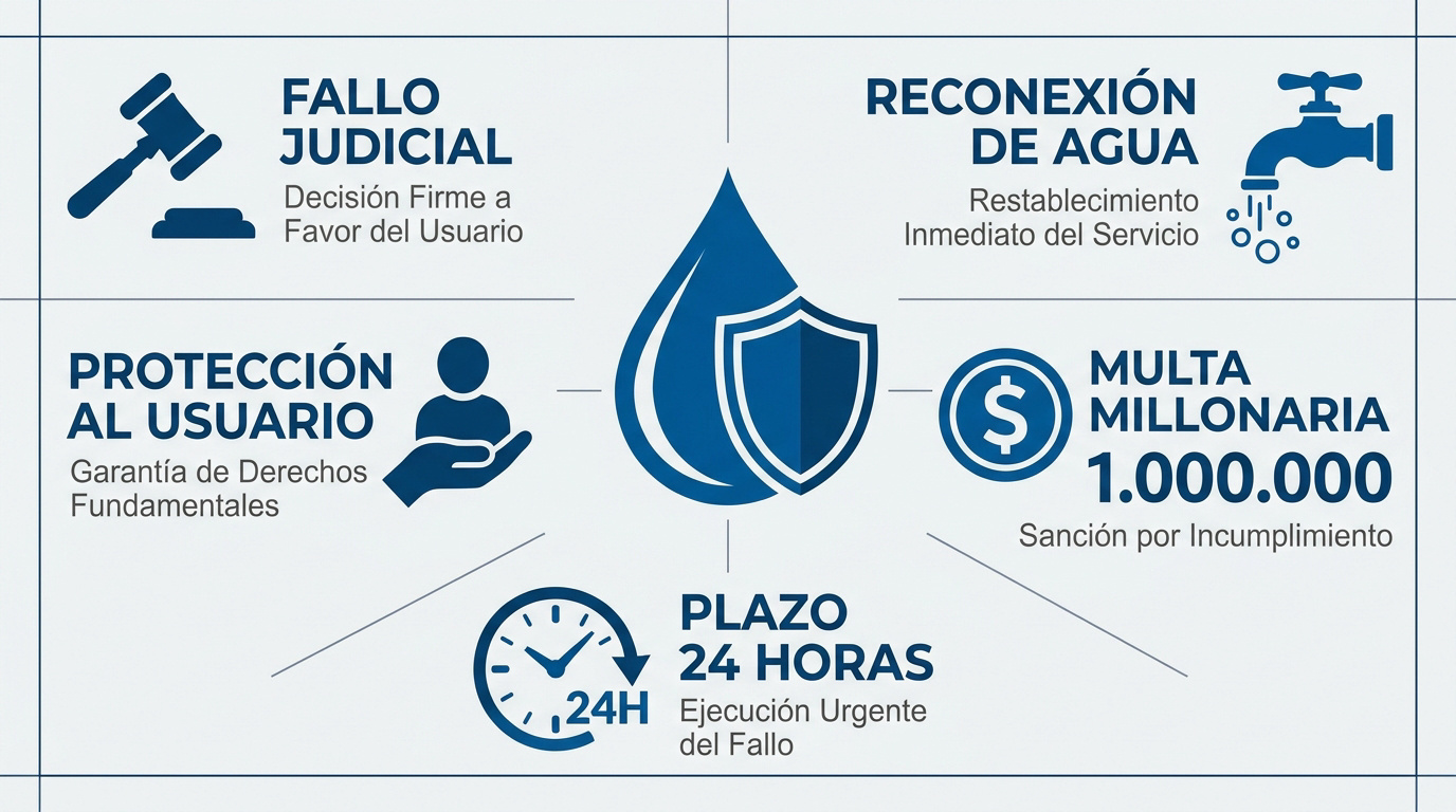 Fallo judicial en Ituzaingó ordena reconexión de agua por fractura numérica