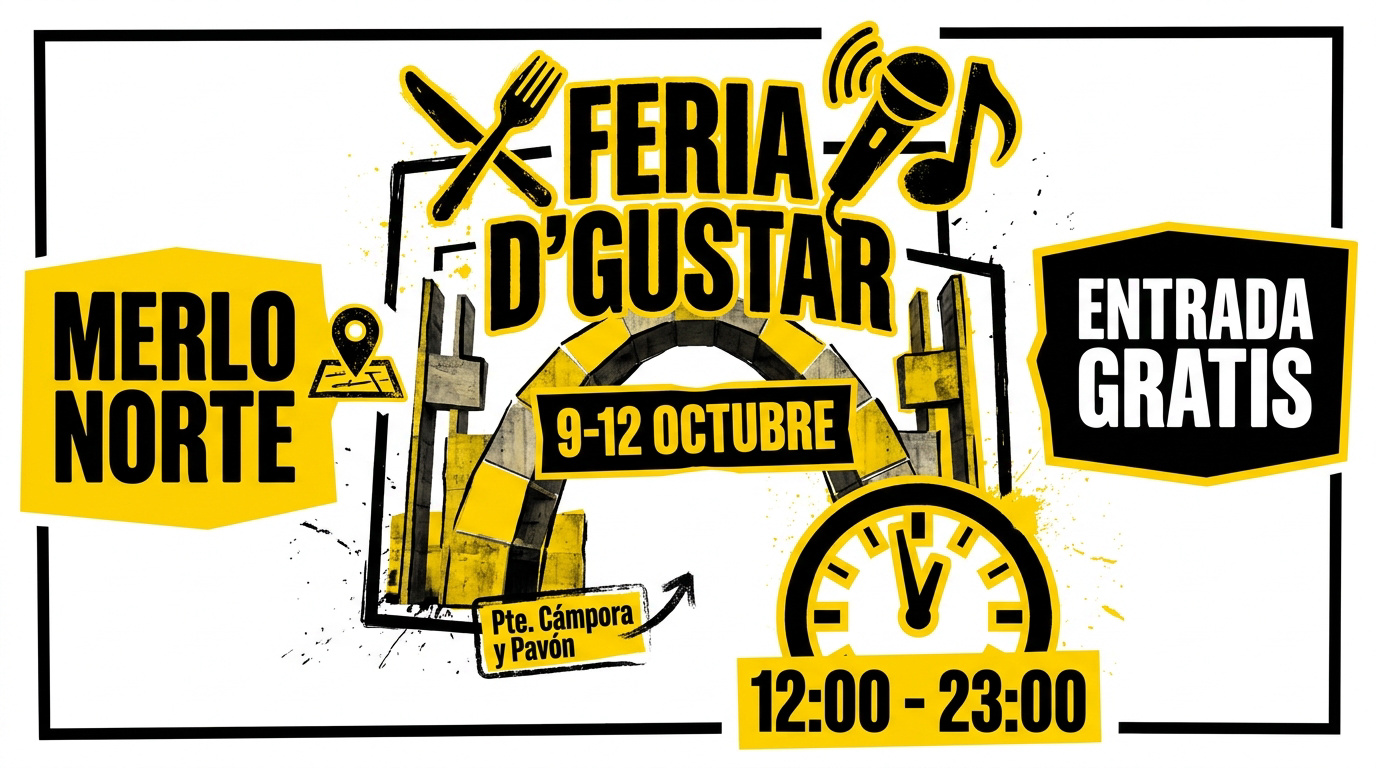 Feria D'Gustar en Merlo Norte entrada gratis 9-12 octubre