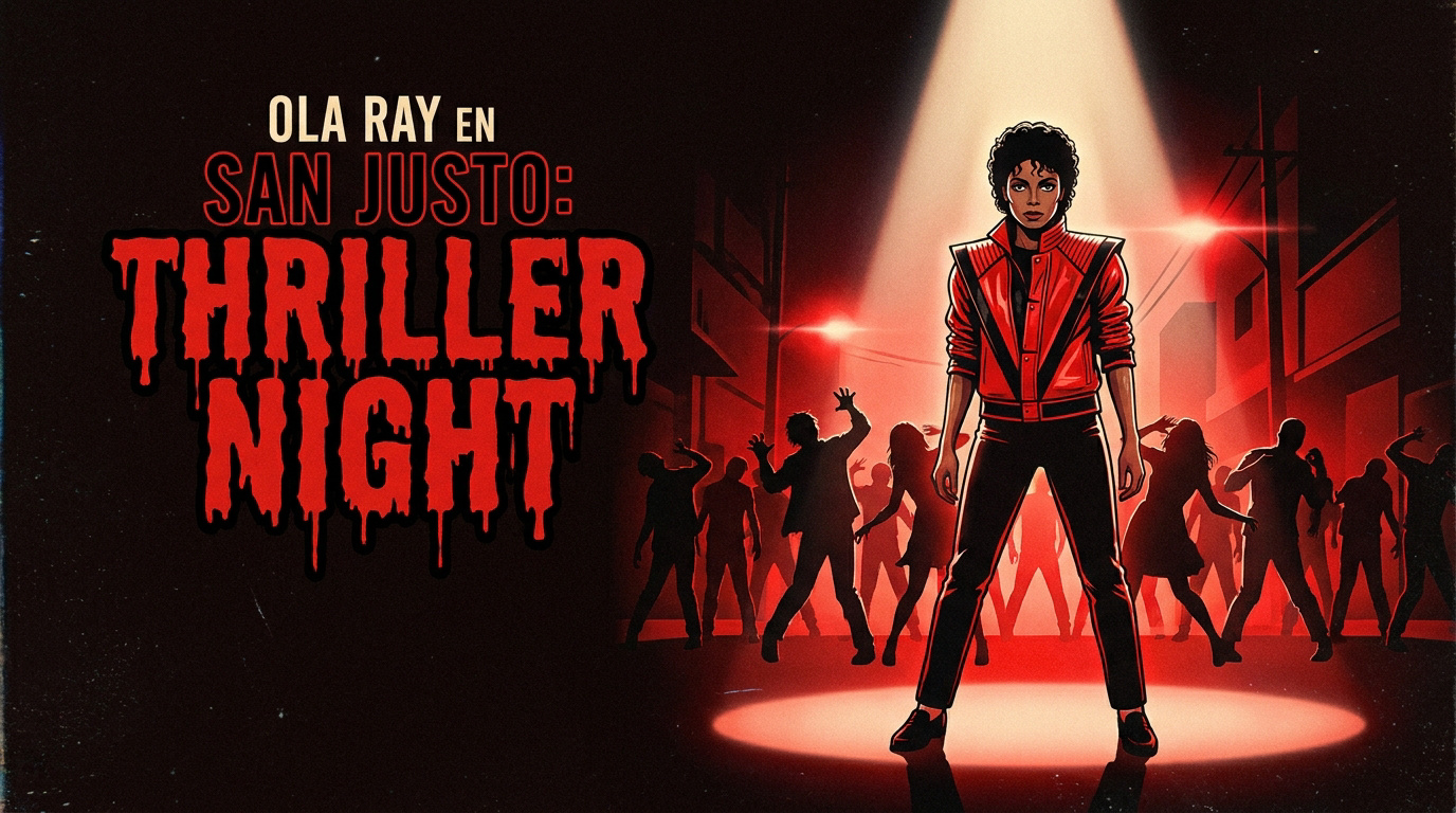 Ola Ray en el evento Thriller Night en San Justo Argentina