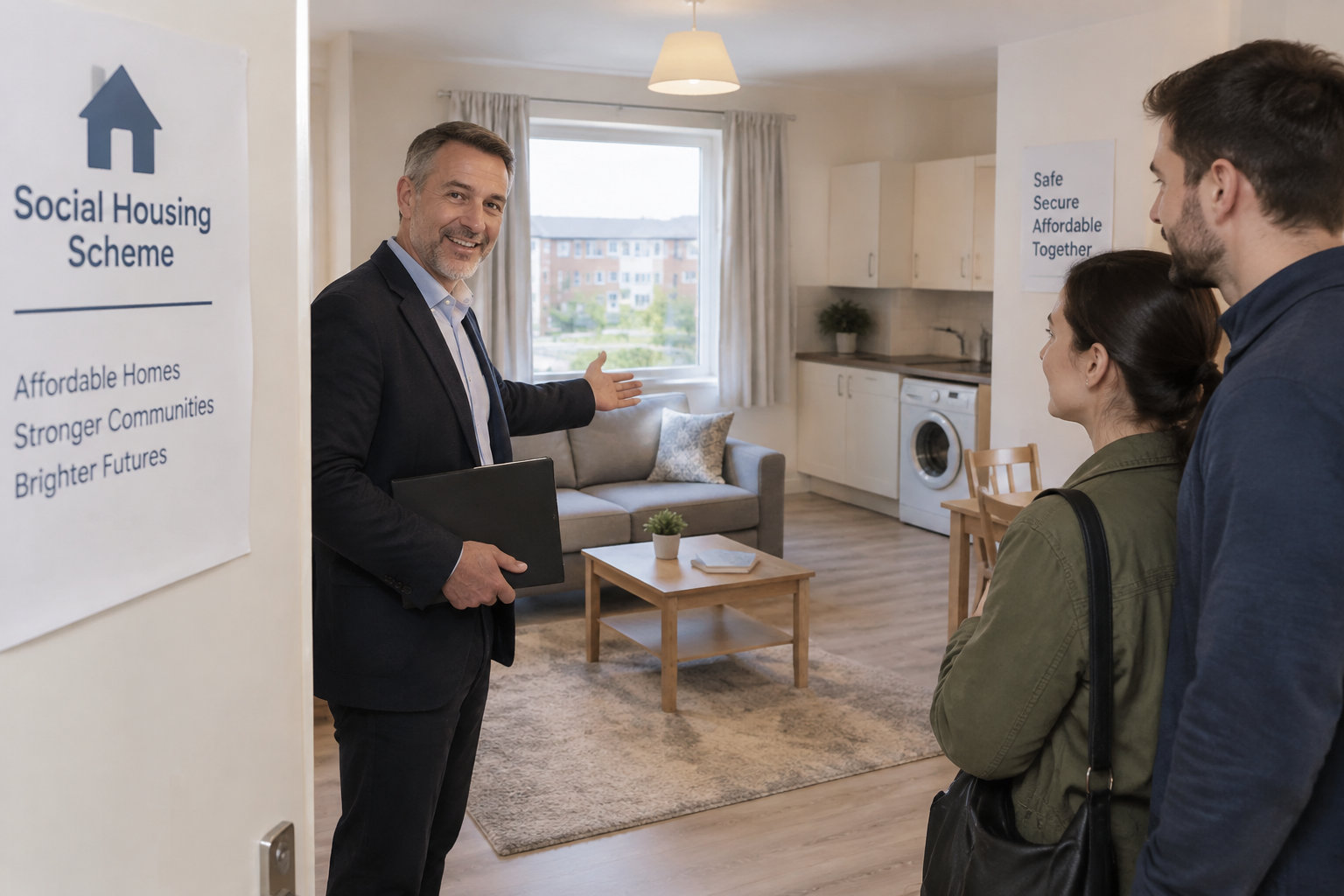 Un propietario ofrece en alquiler una vivienda modesta acogida a un régimen social y con un precio inicial dentro del límite establecido.