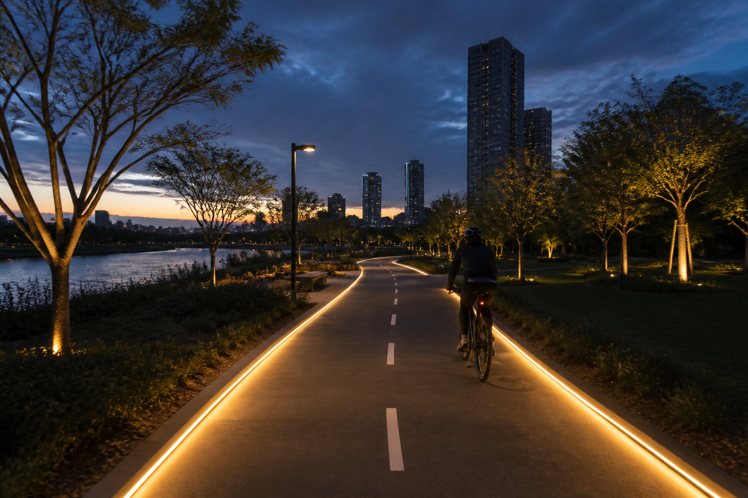 INFRAESTRUCTURA: Características del parque lineal y equipamiento deportivo