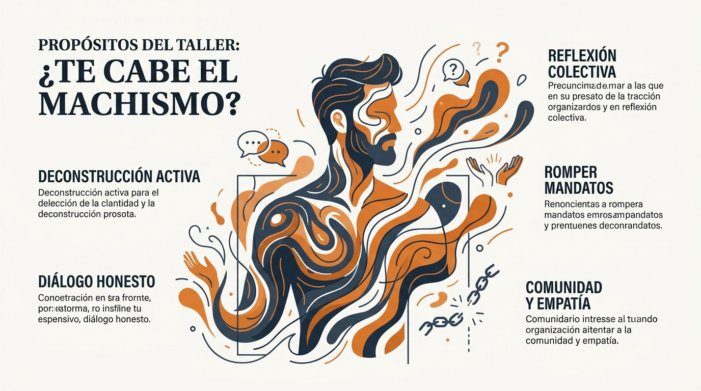 Integrantes del colectivo Varones Desobedientes debatiendo sobre nuevas masculinidades